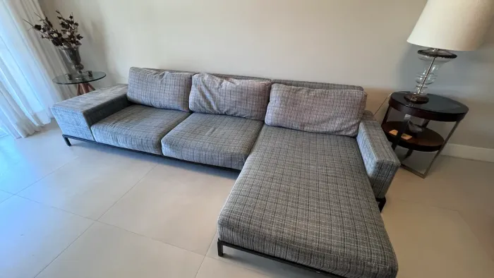 Sofá de Tecido 3 Lugares