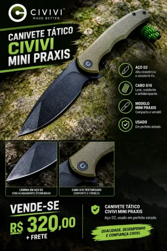 Canivete Cívivi Mini Praxis Aço D2