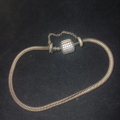 Pulseira vivara cravejada prata 925