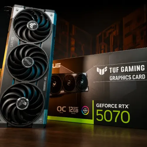 Placa de Vídeo ASUS TUF RTX 5070 O12G Gaming OC 12GB GDDR7 Blackwell