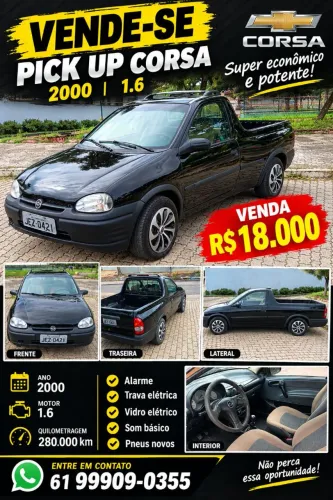 Chevrolet Corsa Pick-up Std/ Rodeio 1.6 MPFI 2000