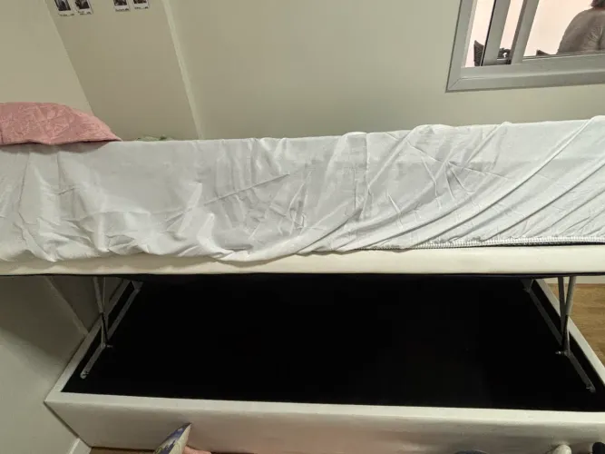 Cama Box de Solteiro Ortobom com Colchão Ortobom