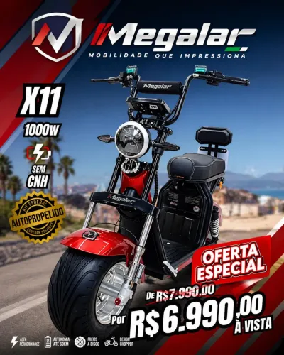 MOTO ELÉTRICA X-11. 1000W