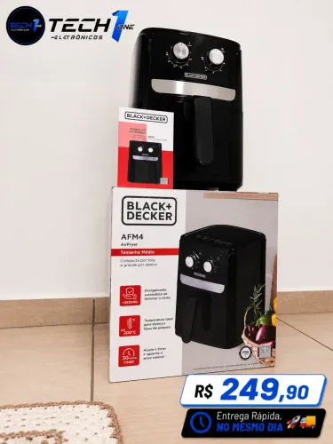 Air Fryer/Fritadeira BLACK+DECKER AFM4 4,5L - 1400W 