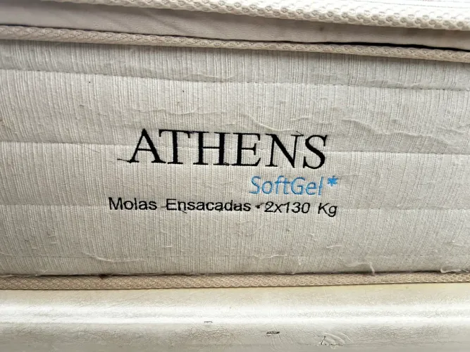 Cama Box casal + Colchão casal