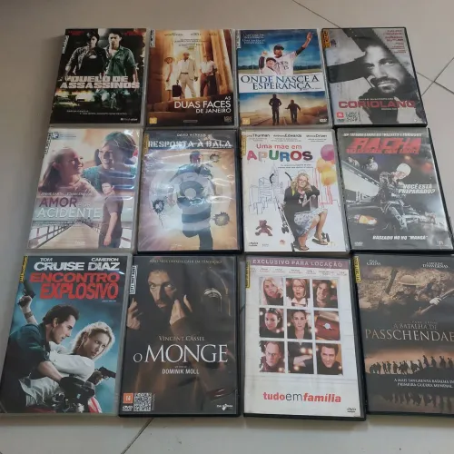 Dvd 12 filmes para amantes de mídia física