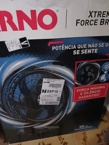 Ventilador ARNO Xtreme Force Breeze Mesa 50cm Vb50 127v