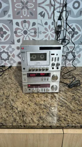 Amplificador Tuner tape deck Aiko 