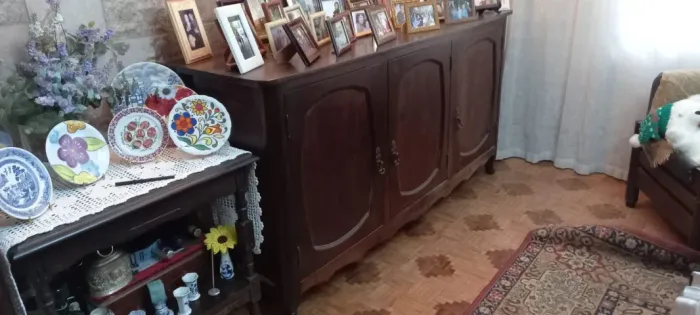 Balcão em Madeira de Imbuia Antigo - RARIDADE - Peça de Acervo Familiar