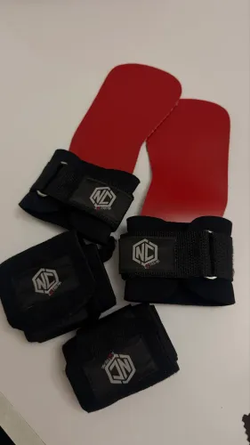 Kit grip + munhequeira para treino de Crossfit, novo