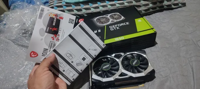 GTX 1650 MSI Ventus XS OCV3 Edition (Aceito Inferior + Volta)