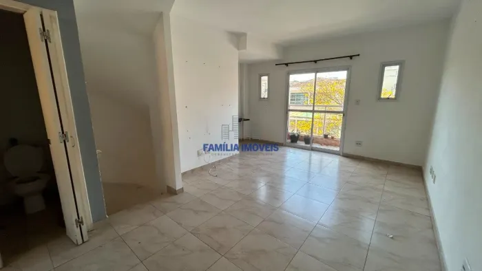 Alugar vender sobrado condomínio fechado 2 suítes Marapé Santos