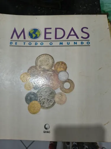 Livro de colecionador de moedas