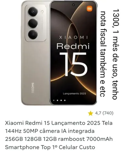 Celular xioami 
