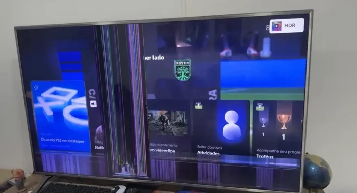 Smart tv LG 4k 75 polegadas para RETIRADA DE PEÇAS