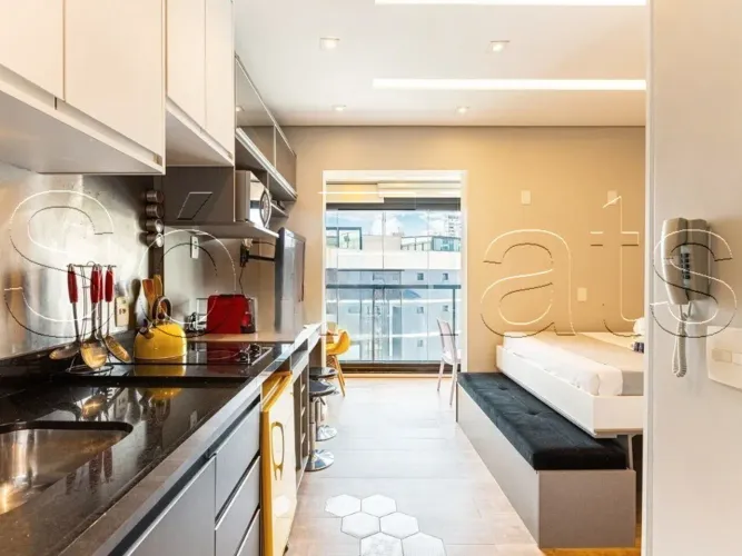 VN Quatá, apartamento no modelo Studio disponível para venda com 35m², 1 dormitório e 1 va