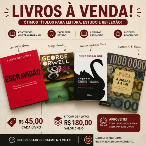 Livros R$45,00 cada