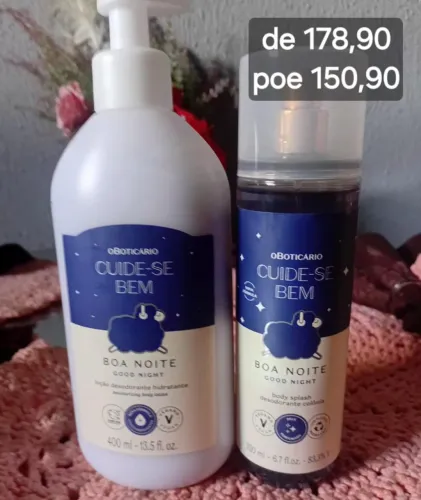 Kit boticário cuide se