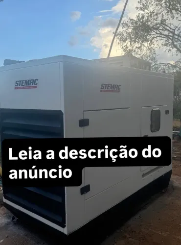 Grupo gerador 80 kVA manual silenciado LEIA A DESCRIÇÃO 
