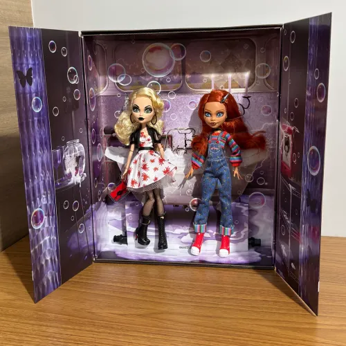 BONECA MONSTER HIGH SKULLECTOR CHUCKY & TIFFANY