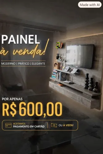 Painel Rack Parede Novíssimo