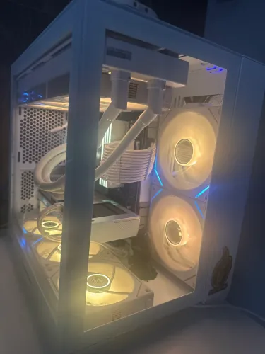 GABINETE GAMER LIAN LI - REDRAGON MODELO O11DYNAMIC MINI BRANCO