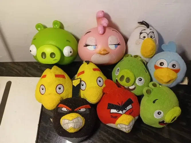 Lote Angry Birds Mcdonalds + vinil Grow