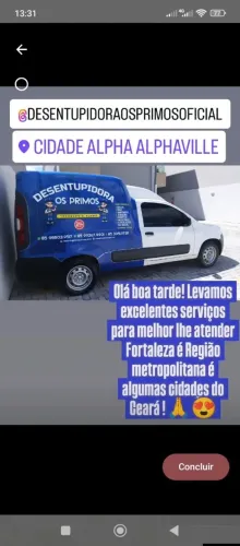 Desentupidora os primos 24 horas trabalhando para o seu bem-estar !