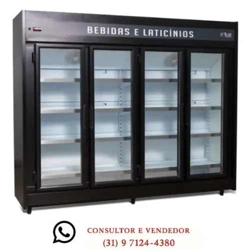 Refrigerador de Bebidas Polar 4 Portas