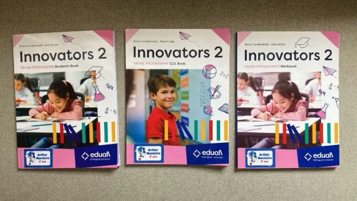 Livro de Inglês Innovators 2 - Edual/ Bilingual Solution