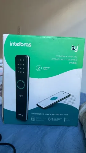 Fechadura smart de embutir sem maçaneta Intelbras IFR 7001