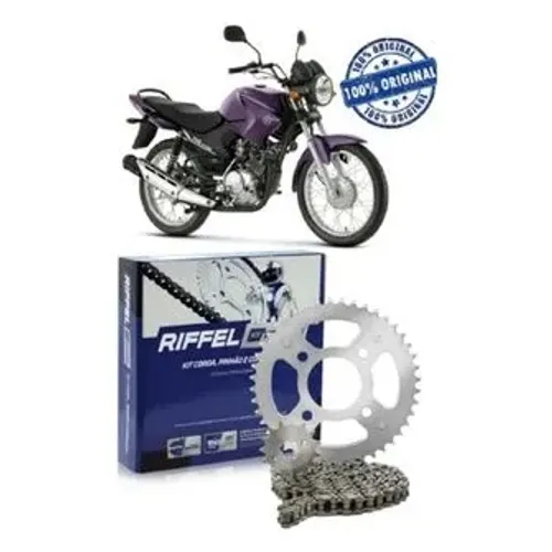 Kit relação YBR factor 125/150 fazer 150/250 FZ 15 25