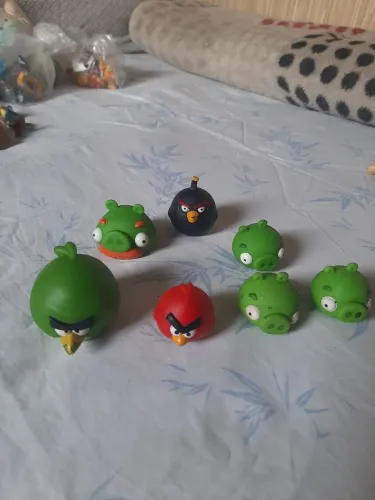 Coleção bonecos miniatura Angry birds 