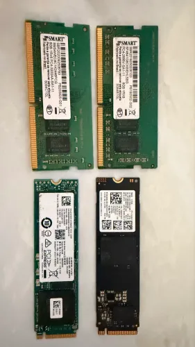 Memória + SSD nvme