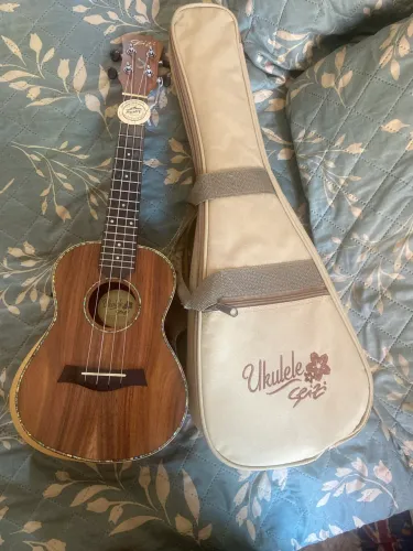 Ukulele Seizi Acacia Solid Concert + Capa Original - Conservado