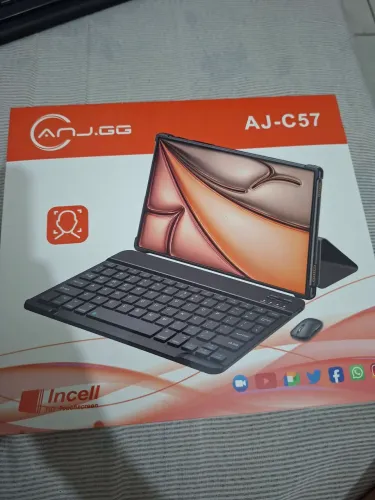 tablet 10.1" com teclado+mouse 6GB RAM 128GB Android anjgg