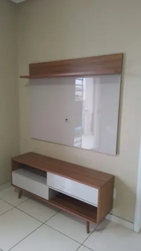 CONJUNTO RACK COM PAINEL PARA TV ATÉ 50