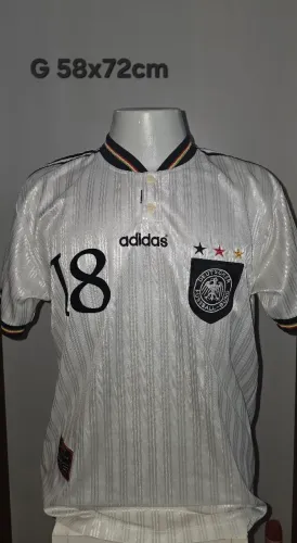 Camisa Alemanha 1996 campeã euro KLINSMANN adidas original G