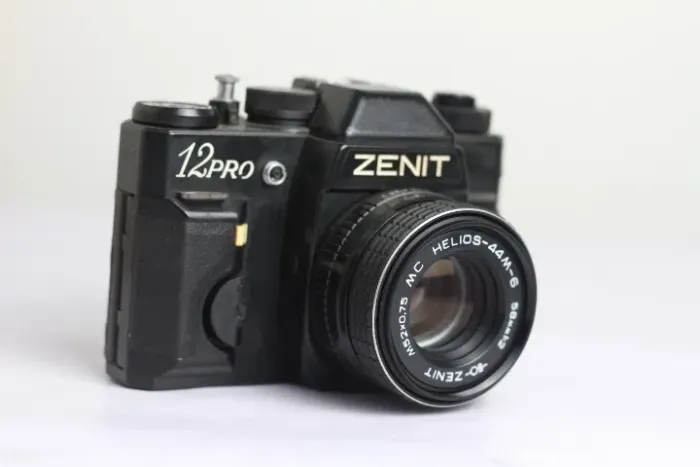 Câmera zenit 12 pro + 58mm f/2 - preto