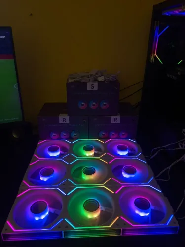 Uni Fans ARGB Jungle Leopard Interstellar V2 Brancas