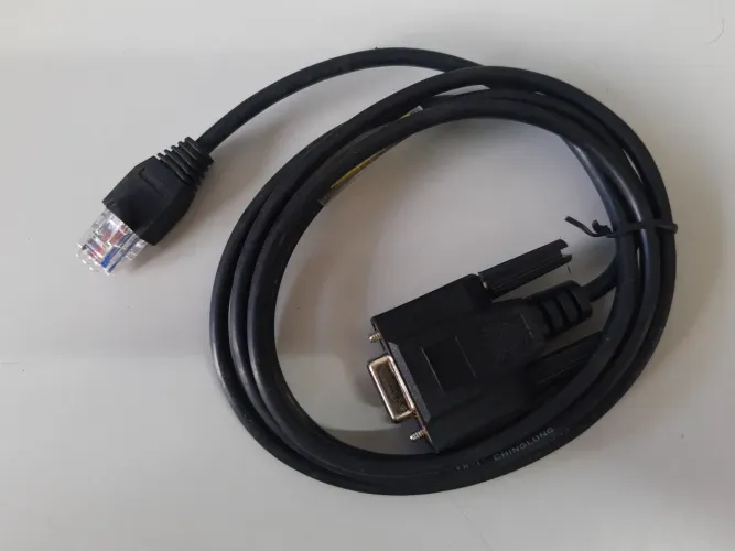 Cabo adaptador serial DB9 para RJ45