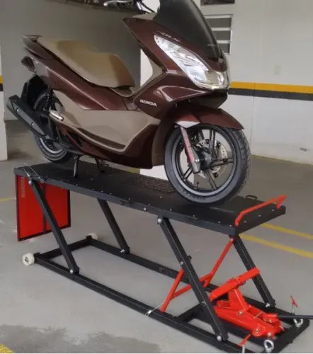 Plataforma Elevatória para Motos - Elevador de Moto Hidráulico<br>