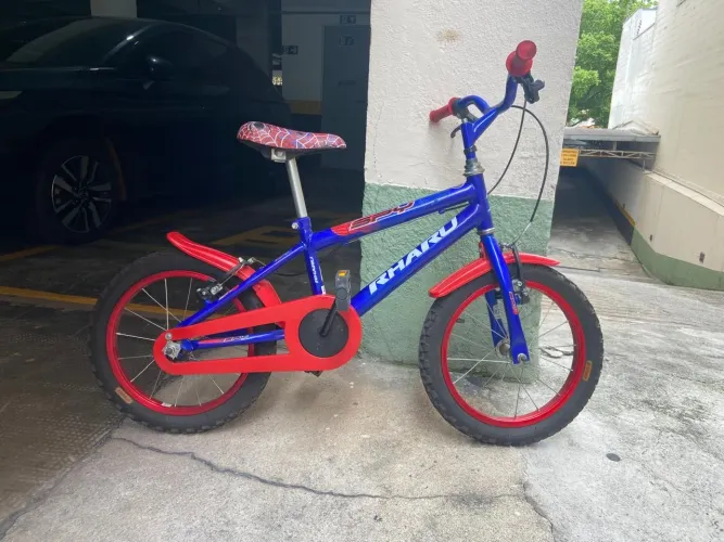 Bicicleta infantil aro 16 homem aranha
