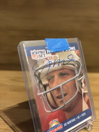 Card Autografado Joe Montana