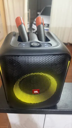 CAIXA JBL ANCORE C/ MICROFONES