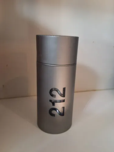 Frasco 212 men eu de toilette 100ml vazio original 