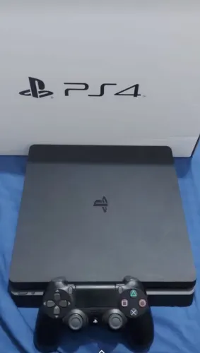 Ps4 slim 500gb 1 controle e 1 jogo