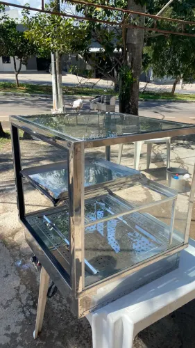 ESTUFA QUENTE TODA INOX IDEAL PARA SALGADOS E AFINS!! 