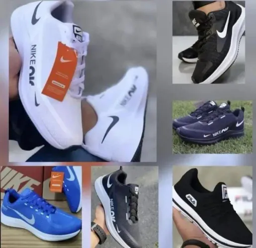 Tênis masculino Nike e fila
