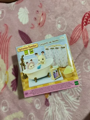 Sylvanian Familles Set Conjunto De Banho